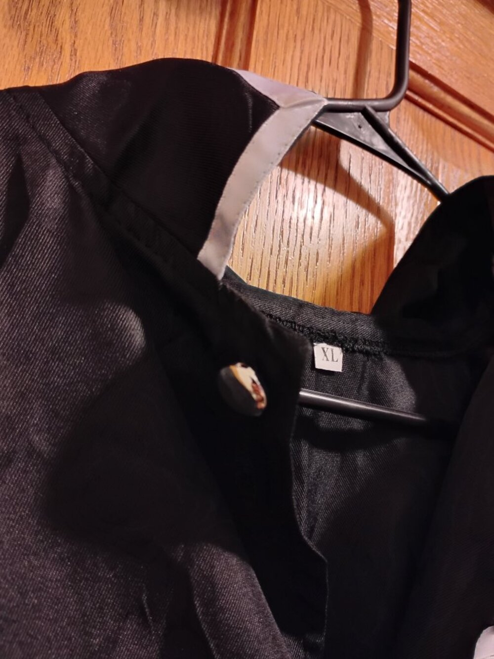 "Destroy" Kanji Anime Demon Slayer Cosplay Top Button-Up - Picture 6 of 7
